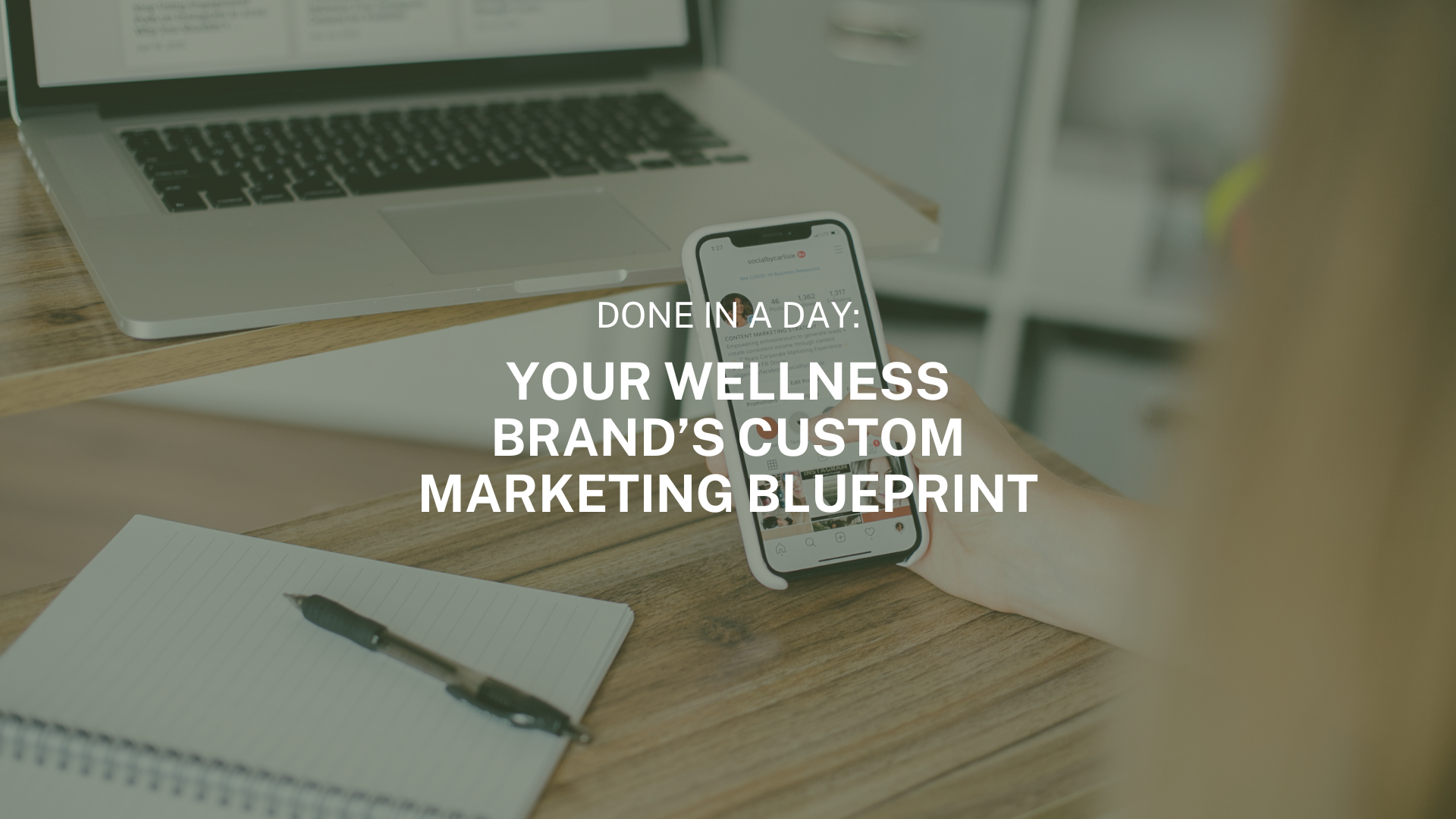 Done in a Day: Your Wellness Brand’s Custom Marketing Blueprint